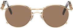 Розовое золото The 56-0174 Солнцезащитные очки Jean Paul Gaultier