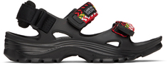 Черные сандалии Suicoke Edition со шнуровкой Lanvin