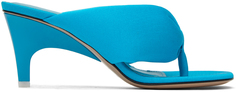 Синие босоножки на каблуке Attico Rem The Attico