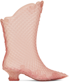 Розовый - Прозрачные ботинки-лодочки Melissa Edition Y/Project