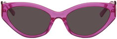 Розовые повседневные солнцезащитные очки «кошачий глаз» Balenciaga