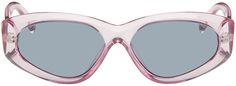 Розовые солнцезащитные очки Under Wraps Le Specs
