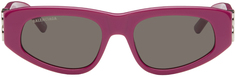 Розовые солнцезащитные очки Dynasty Balenciaga