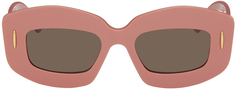 Розовые солнцезащитные очки с экранами LOEWE