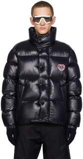 Черный пуховик Moncler Misam