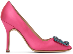 Розовые туфли Hangisi Яркие Manolo Blahnik