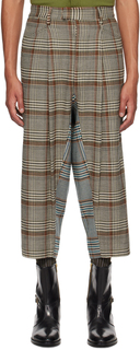 Бежево-коричневые брюки Macca Vivienne Westwood