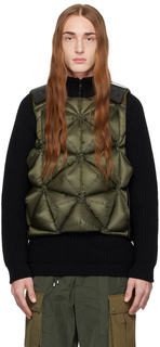 Moncler Genius Зеленый пуховик Moncler x Pharrell Williams Holly