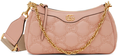 Розовая сумка Matelasse с узором GG Gucci