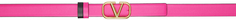 Розовый двусторонний ремень с логотипом Valentino Garavani