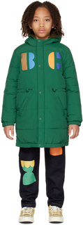 Зеленое двустороннее пальто Bobo Choses Kids B.C