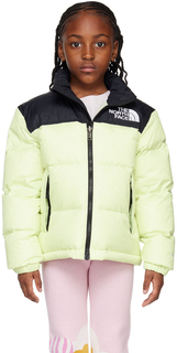 Детский зеленый пуховик Nuptse 1996 года в стиле ретро The North Face Kids