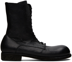 Черные ботинки GR05 Guidi
