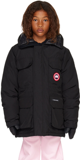 Детский черный пуховик Expedition Canada Goose Kids