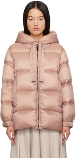 Розовый - Розовый пуховик Seia Max Mara