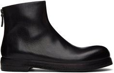 Черные ботинки Zucca Zeppa Marsell
