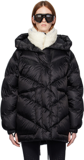 Moncler Черный пуховик Calissie