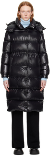 Moncler Черный пуховик Cavettaz