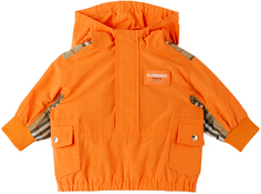 Куртка в клетку Baby Orange Vintage Check Светло-кораллово-оранжевый Burberry