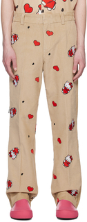 Бежевые брюки Hello Kitty Edition Everet Soulland