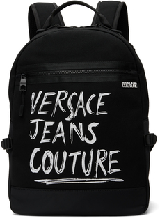 Рюкзак Black Range с рукописной надписью Versace Jeans Couture