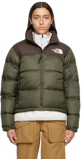 Хаки 1996 Ретро Пуховик Nuptse New темно-зеленый The North Face