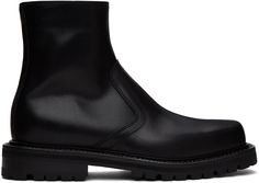 Черные ботинки на молнии Dries Van Noten