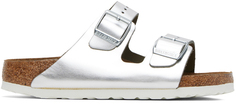 Сандалии Birkenstock Silver Arizona с мягкой стелькой