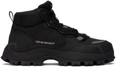 Черные ботинки с ушками Emporio Armani