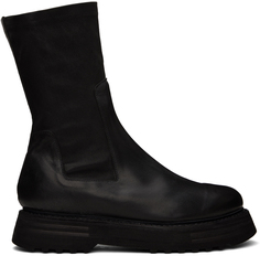 Черные ботинки челси 528V Guidi