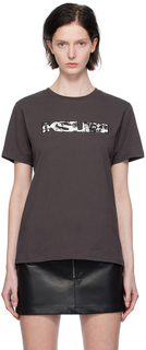 Серая классическая футболка Ksubi