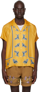 Желтая рубашка для бега Bode Scottie