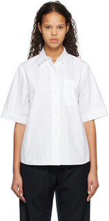 Белая рубашка с карманом Margaret Howell