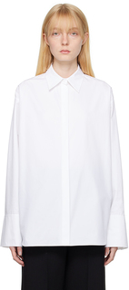 Белая рубашка с открытой спиной Valentino