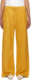 Желтые брюки для отдыха AIREI Khadi