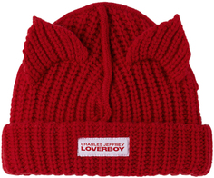 Красная шапочка с массивными ушками для малышей Charles Jeffrey LOVERBOY