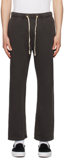 Черные брюки для отдыха на шнурке в винтажном стиле Les Tien