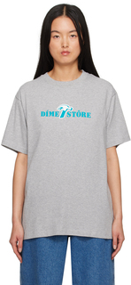 Серая футболка Reno Хизер Dime