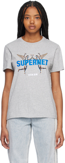 Серая футболка Supernet Classic Ksubi