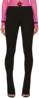 Черные брюки для отдыха на пуговицах Jean Paul Gaultier