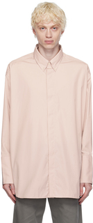 Розовая рубашка на пуговицах AMI Alexandre Mattiussi