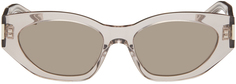 Бежевые солнцезащитные очки SL 638 Saint Laurent