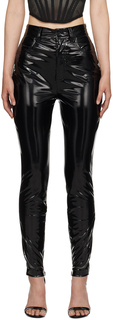 Черные брюки с высокой талией Dolce &amp; Gabbana