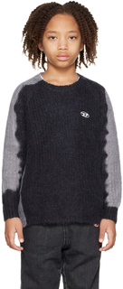 Детский серый свитер Kosimo Diesel