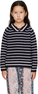 Детский темно-синий свитер Veve Caramel