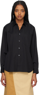 Черная рубашка с накладным карманом Comme des Garçons