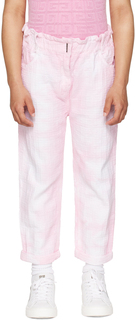 Детские розовые джинсы 4G Givenchy
