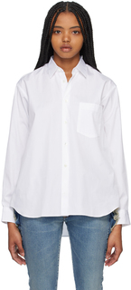 Рубашка Comme des Garcons Белая рубашка с накладными карманами Comme des Garçons