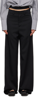 Черные брюки с четырьмя карманами MM6 Maison Margiela