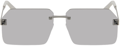 Серебряные солнцезащитные очки Sky Fendi